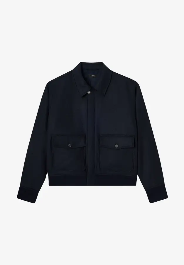Wolljacke Charlie marineblau