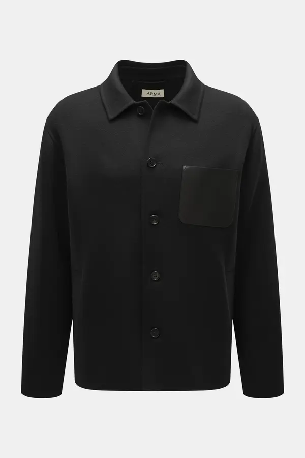 Wolljacke Navid schwarz