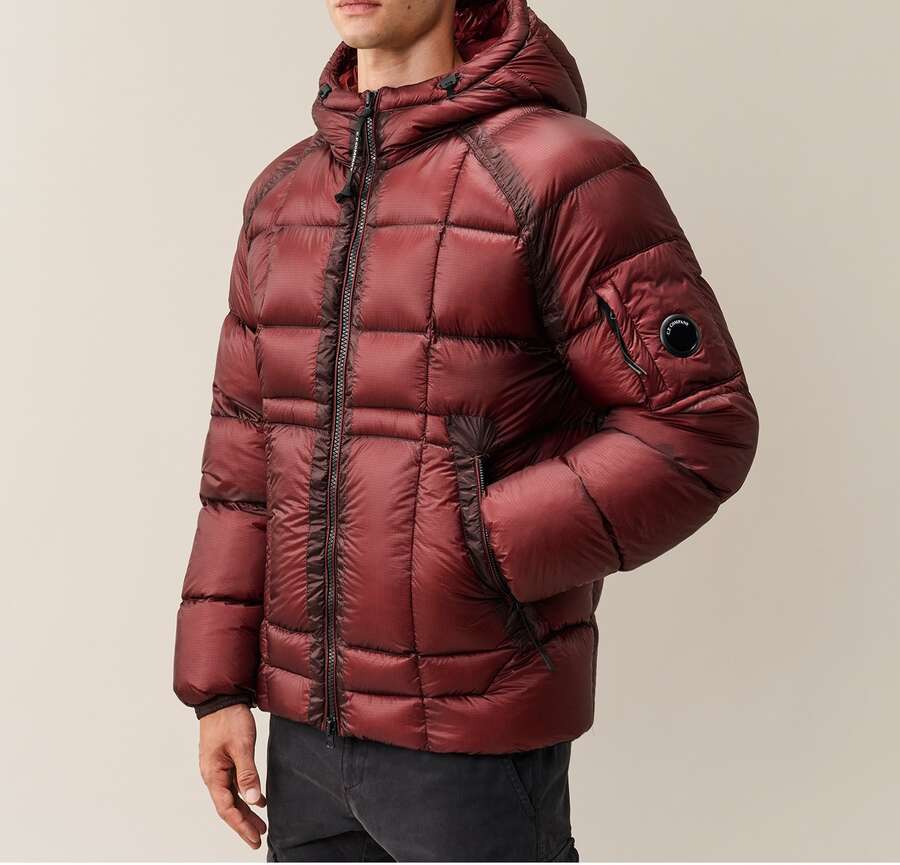 D.D. Shell Daunenjacke burgundy_01