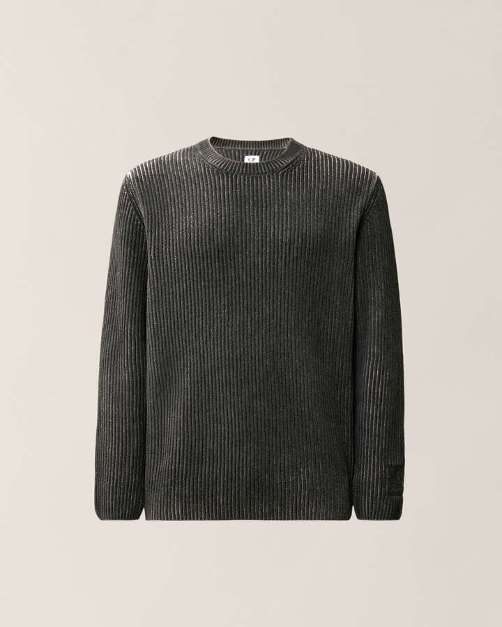 Logo Pullover grau