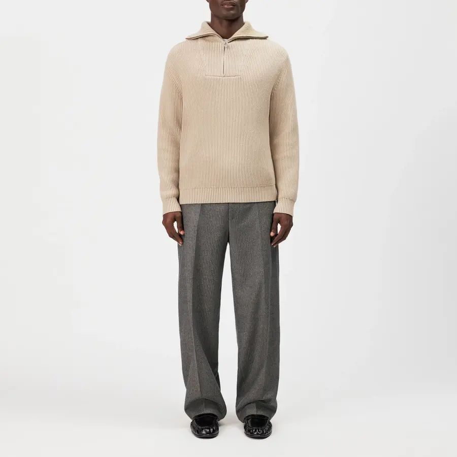 Half Zip Pullover Manuelo_2 beige_03