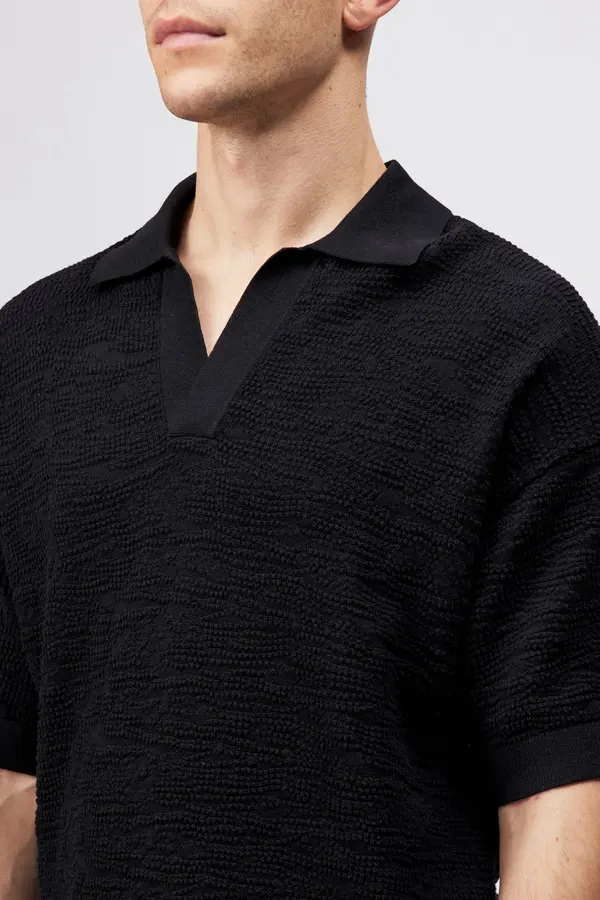 Strickpolo Laurenzzo schwarz_01