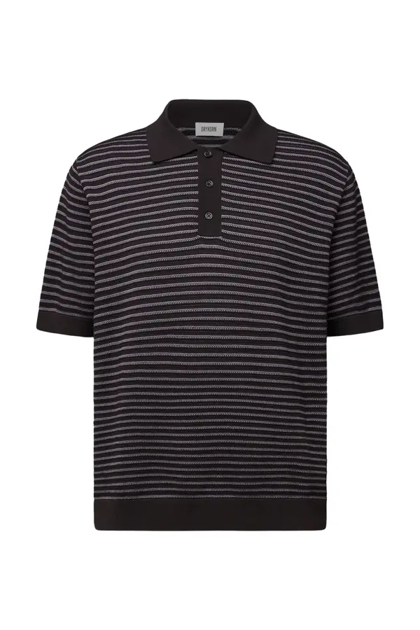 Strickpolo Tamian braun