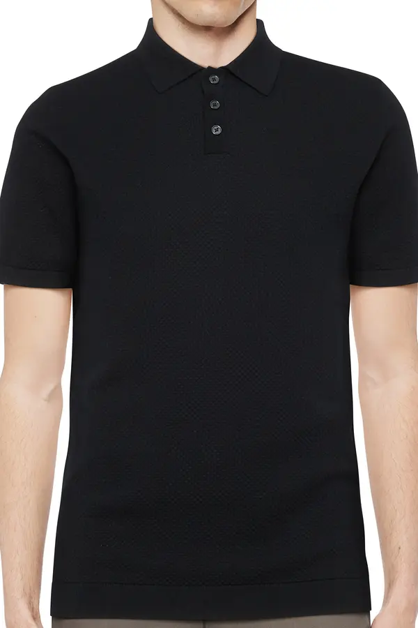 Strickpolo Triton schwarz_02