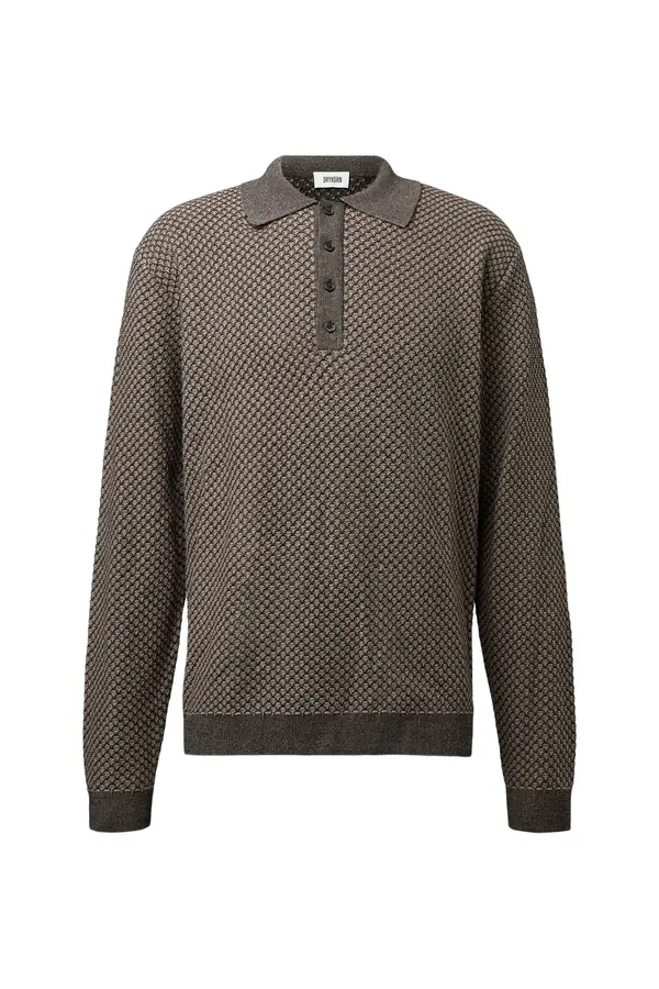 Strick Poloshirt Jonnte braun
