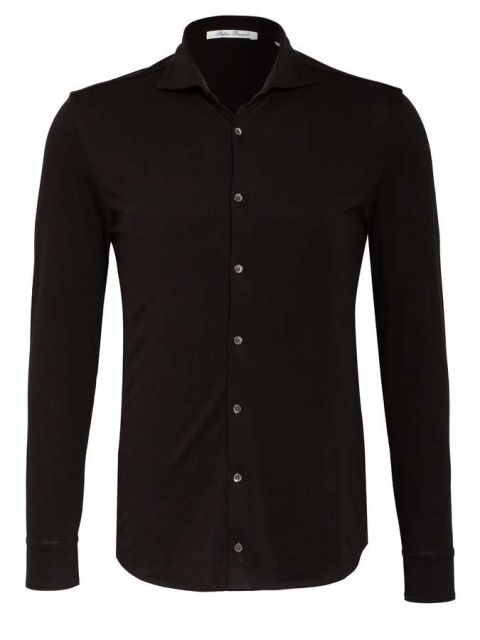 Jerseyhemd Otis Slim Fit negro