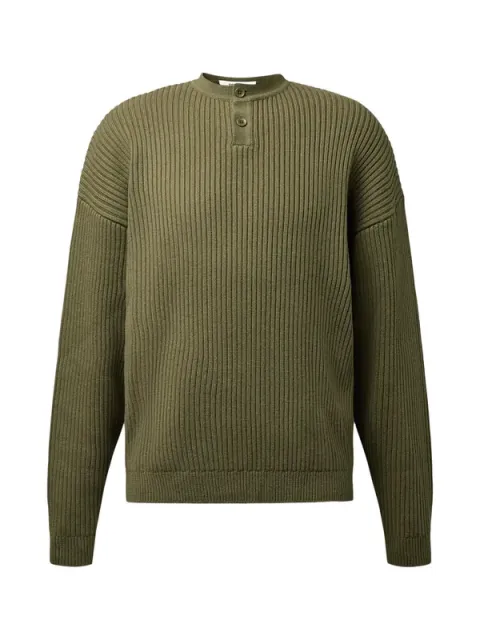 Henley Pullover Yoonis grün