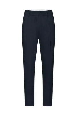 Hose Chasy Leinen-Mix blau