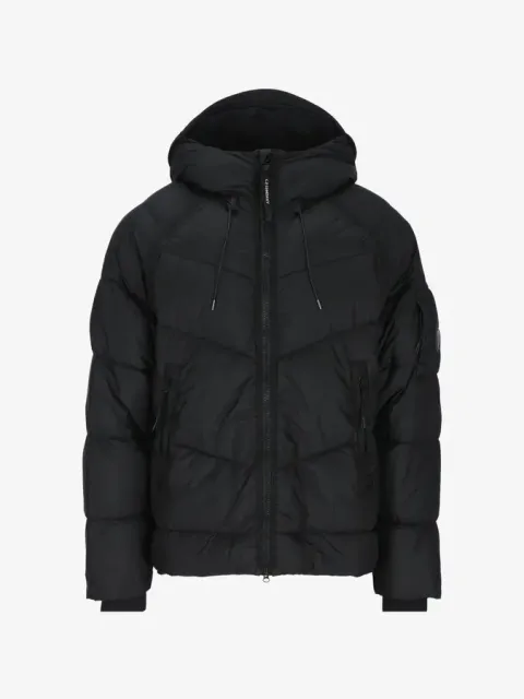 Lens Daunenjacke schwarz