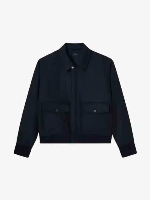 Wolljacke Charlie marineblau