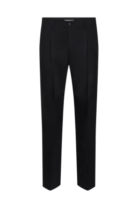 Hose Leek Leinen-Mix schwarz