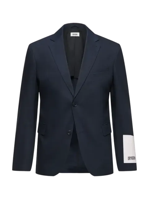 Sakko Yames Leinen-Mix blau