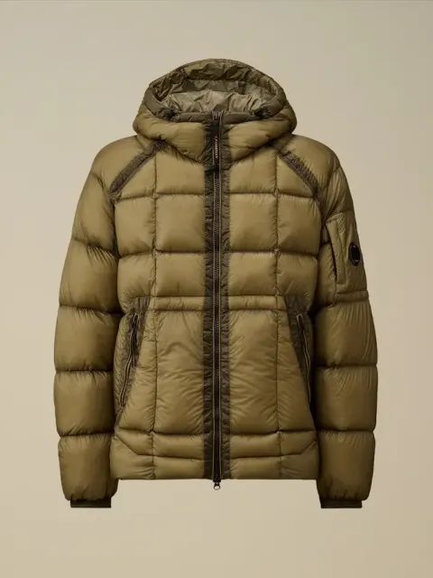 D.D. Shell Daunenjacke grün