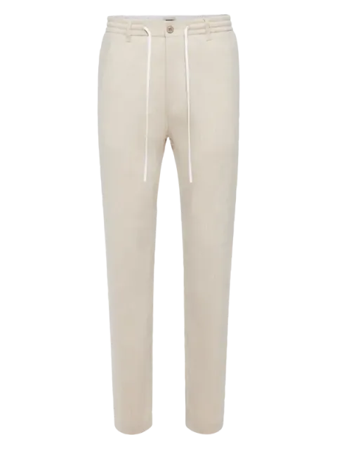 Hose Deger Leinen-Mix beige