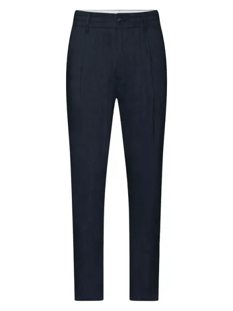 Hose Chasy Leinen-Mix blau