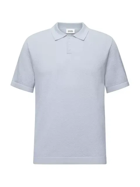 Strickpolo Triton hellblau