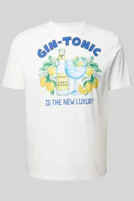 T-Shirt Gin Tonic weiss