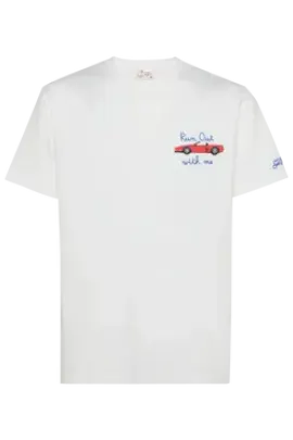 T-Shirt ''Run Out with me'' weiß