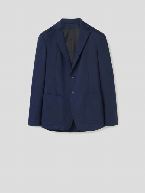 Slim Fit Sakko blau