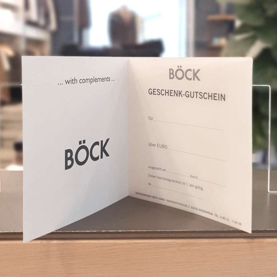 Böck Geschenkgutschein