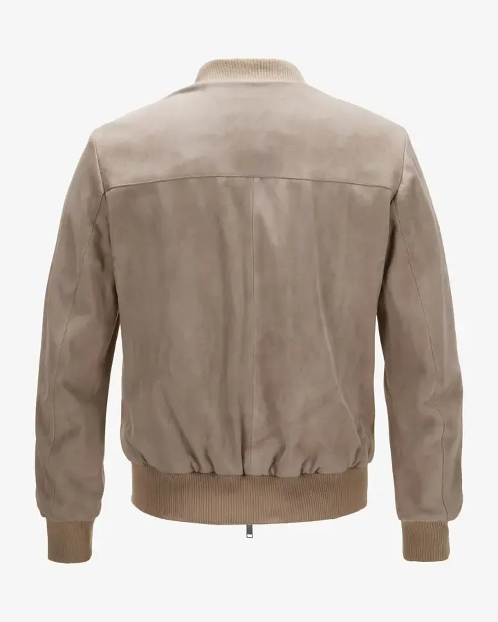 Lederblouson Didier taupe_02
