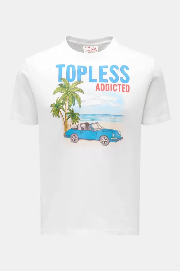 T-Shirt Topless Addicted weiß