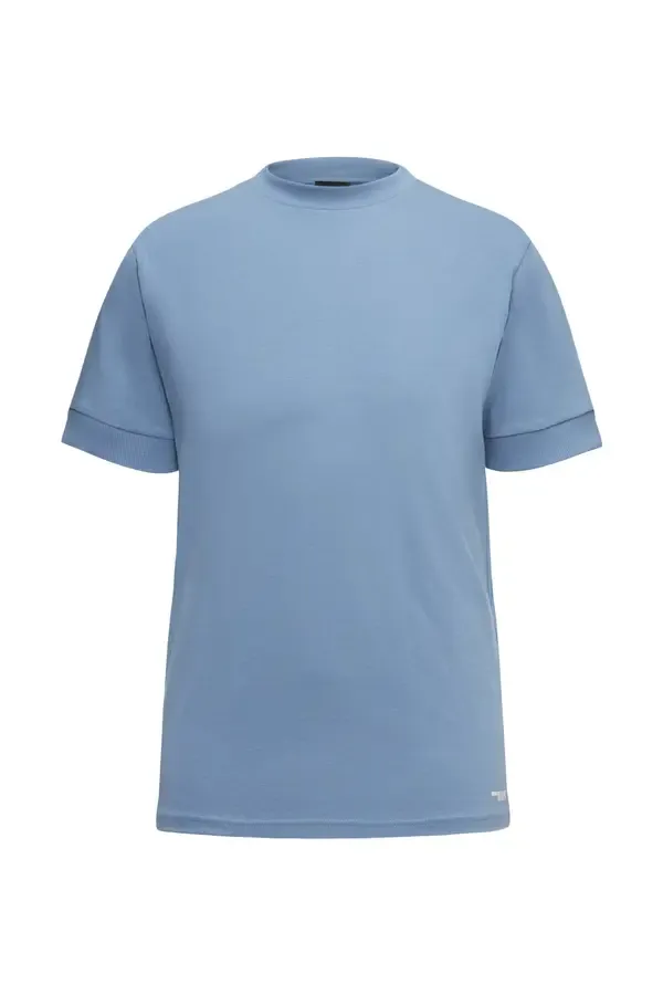 T-Shirt Anton mittelblau