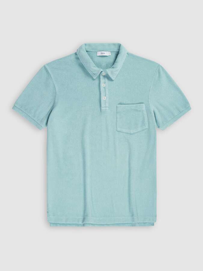Frottee Polo blue agave