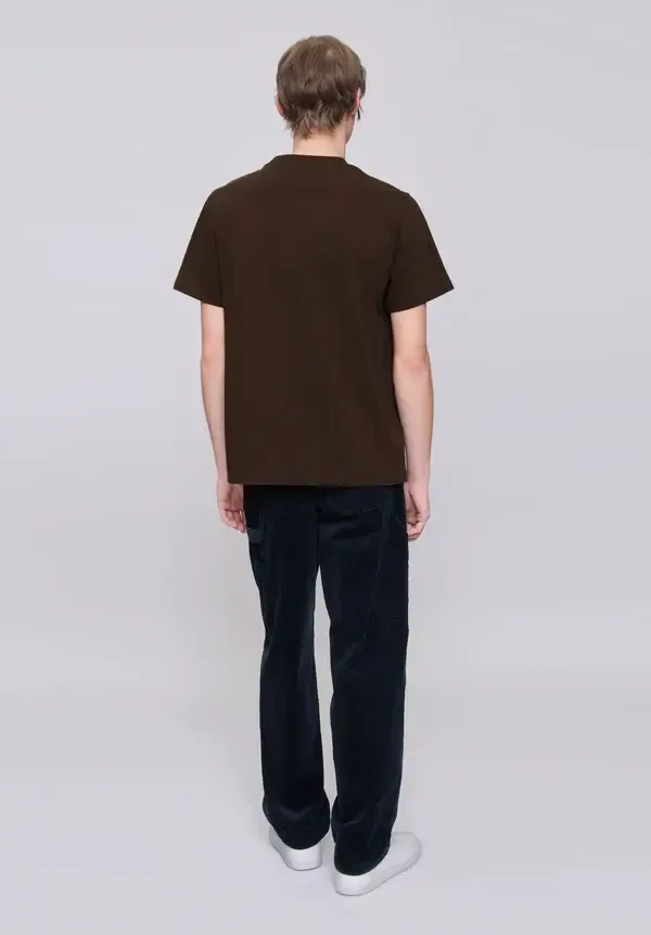 T-Shirt Standard Rue Madame braun/ecru_02