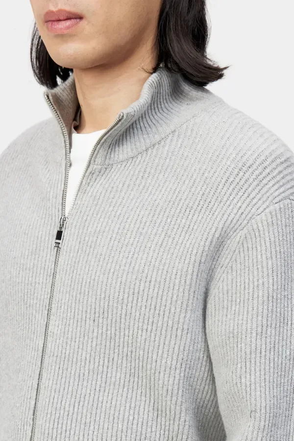 Strickjacke Antonio grau_02