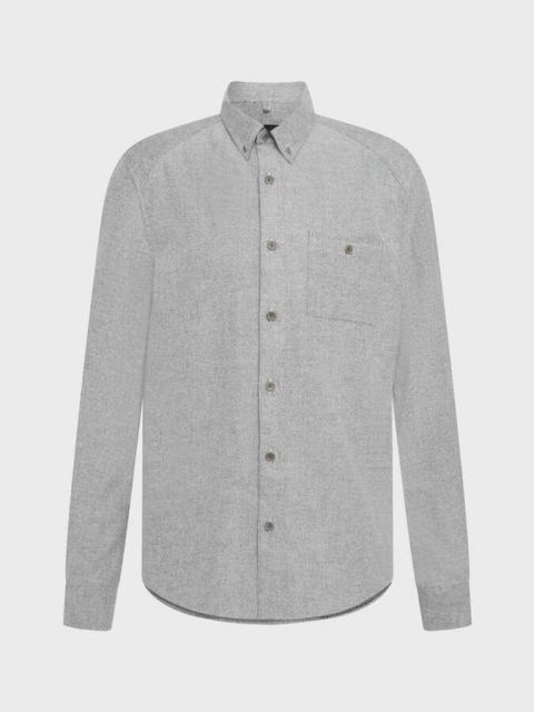 Flanell Hemd Liet grau