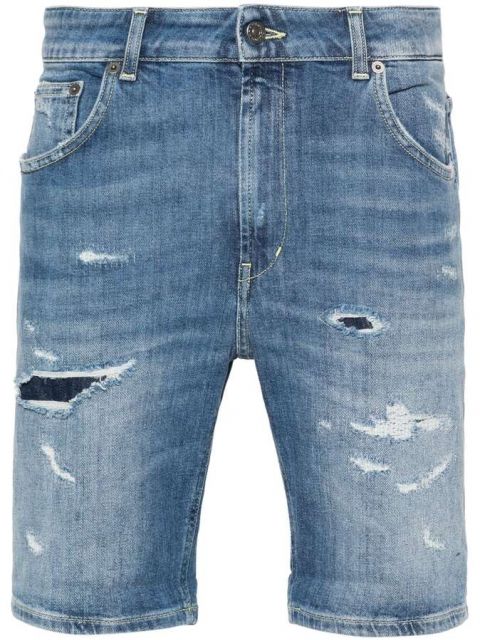 Jeans-Shorts Derick blau destroyed