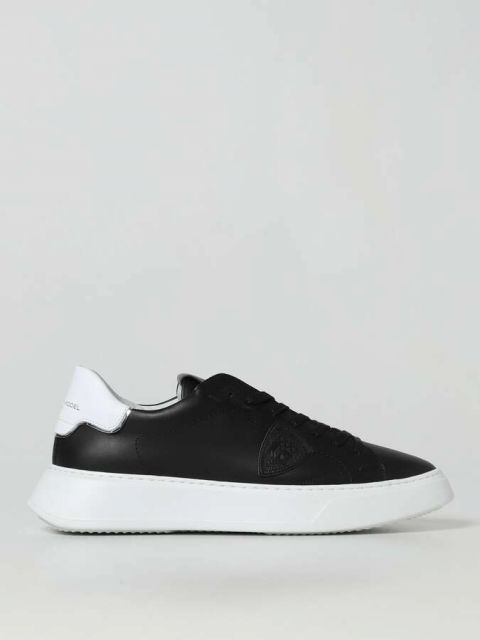 Sneaker Temple Veau_Noir Blanc
