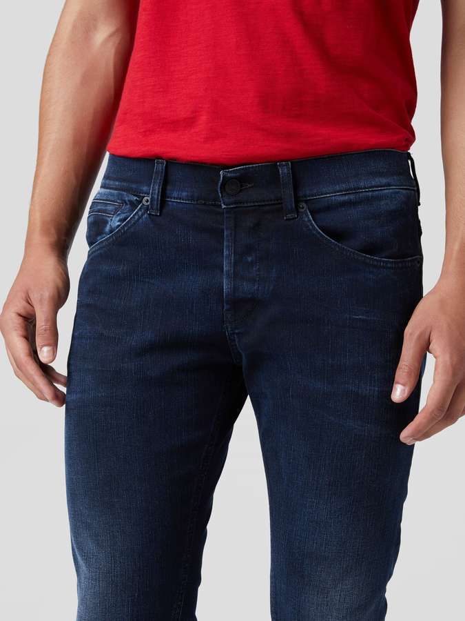 Dondup Skinny Fit Jeans George dunkelblau // Detail 2