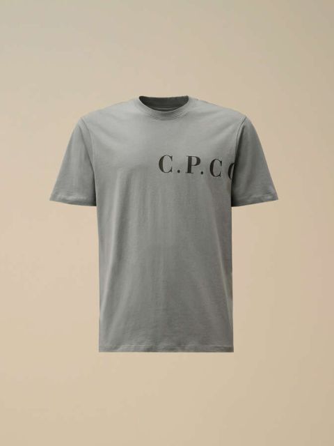 Logo T-Shirt ''stormy weather'' blau