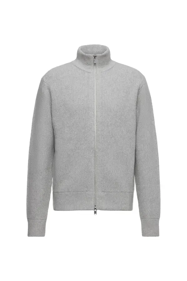 Strickjacke Antonio grau_04